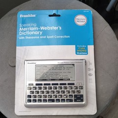 Franklin Speaking Merriam Webster’s Dictionary w/Thesaurus Spell Correct SSD-256