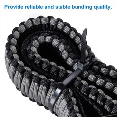 Zip Ties 8 inch Black Zip Ties with 50 Pounds Tensile Strength,Cable Ties,100…