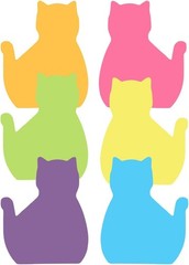 Cute Cat Sticky Notes – Ideal for School, Work, or Personal Use – 180 Sheets