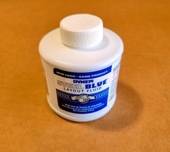 DYKEM #80300 STEEL BLUE LAYOUT / STAINING FLUID w/BRUSH-IN-CAP. 4oz