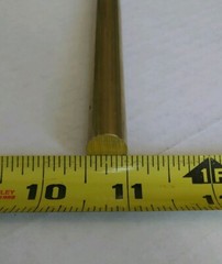 3 pc C360 brass .5″ round rod stock 6″ long lathe machinist new solid bar (1/2)