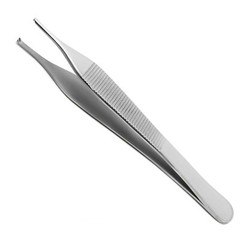 10 pcs Adson Tissue Forceps Surgical/Medical Instruments SS 4.75″1X2 Teeth