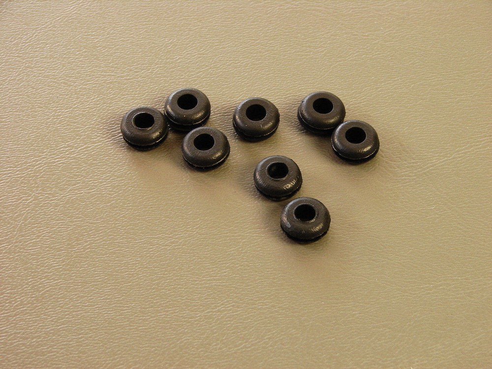 Set of Eight Brand NEW Genuine ProCraft 3/16″ Black Rubber Grommets RG187/406