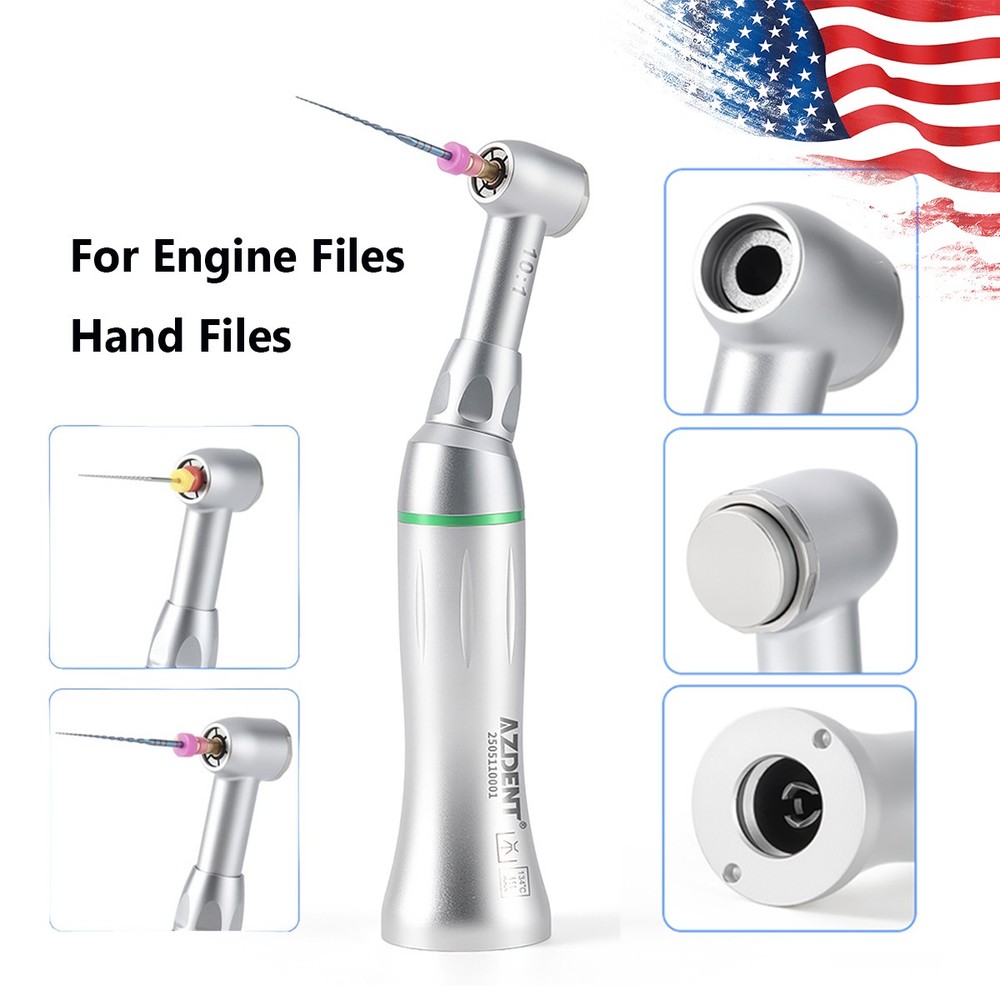 AZDENT Dental Endodontic 10:1 Reciprocating Contra Angle Handpiece E-Type