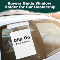50 Pack Clip on Window Form Holder Buyers Guide Window Hangers Buyers Guide Hold