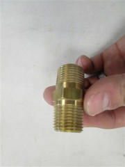 BRASS HEX THREADED NIPPLE 3/4″ SET OF (7) PLUMBING