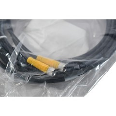 NEW Turck YP2-5/2PKG 3M-0.2/0.2/CS14684 M12 to Dual M8 Y-Splitter Cable U-79244