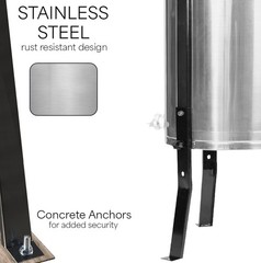 VIVO Electric 4/8 Frame Stainless Steel Honey Extractor (BEE-V004E)