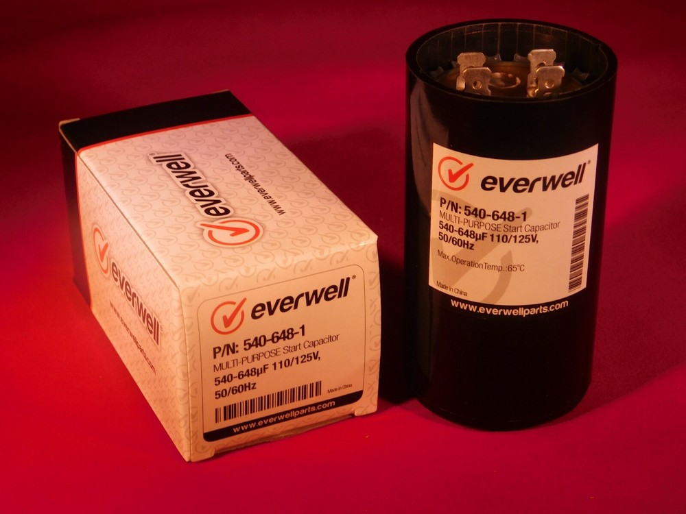 590 – 708 MFD 110-125 vac Electric Motor Start Capacitor uf HVAC volts