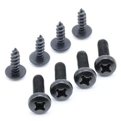Stainless Screws for Honda CR-V License Plates (Set of 8, Black)