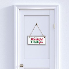 Christmas Home Decor 5×10 Hanging Plus Wall or Door Sign