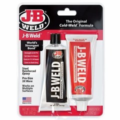 J-B Weld Steel Reinforced Epoxy 8281 Professional Size, Steel and Hardener, 5 oz
