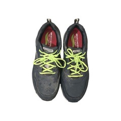 skechers mens work shoes 10 dark blue comp toe safety arch fit