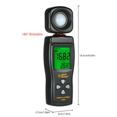 HandheldDigital Lux Meter LCD Display LuxIlluminometer Light Meter 0-200000 W3P0