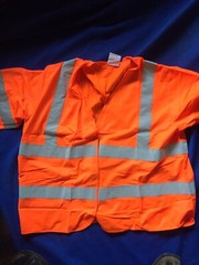 New Safety Gear PIP High Visibility Orange Reflective Safety Vest Size 4X/5X