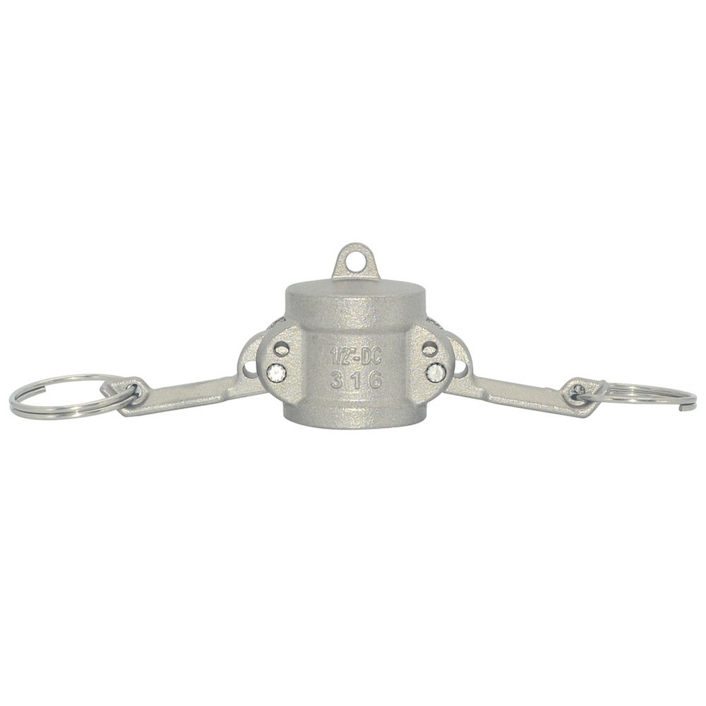 1/2″ 1″ 3“ in Type DC Dust Cap Coupler Stainless Steel 304 Hose Fitting Camlock