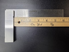 Groz Precision Machinist Square Set SS4 SS A6 Hardened Steel w/ Case NICE #620