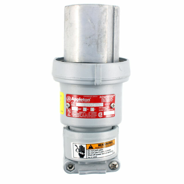 Appleton ACP6034BC 60A 4 Pole Metallic Clamping Ring Plug