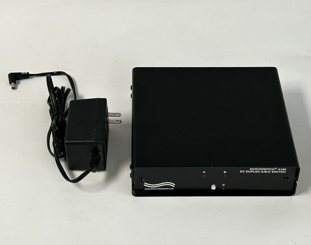 Electro Standards QuickSwitch 4186 Fiber Optic SC Duplex A/B/C Quick Switch