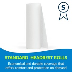 Smooth Premium Headrest Paper Rolls, 8.5″ x 225′ 25Rolls of Case