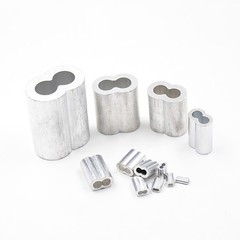 Aluminum Crimping Loop Sleeve 1/64″- 1″, Cable Ferrule Wire Rope Sleeves