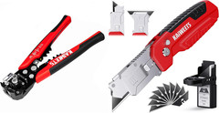 KAIWEETS Self Adjust Wire Stripper Tool Kit Utility Knife Scraper Cutter Set