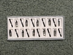 10pc HEULE COFA C12-M-0006-A 20° Carbide Deburring Blades TIALN Machinist