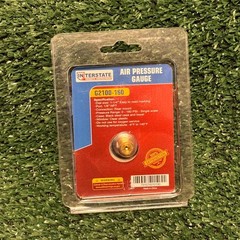 Interstate Pressure Gauge 160 PSI 1.25″ Diameter 1/8″ NPT Rear Mount – G2100-160