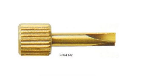 Dental Screw Post Key Wrench by * NORDIN * for screw posts == Cross Key