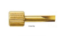 Dental Screw Post Key Wrench by * NORDIN * for screw posts == Cross Key