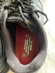 Skechers Relaxed Fit Memory Foam Work Black Slip Resistant sneakers