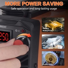 Soldadora Electrica Portatil Inversor 250A 110v / 220v Maquina De Soldar MMA ARC