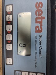 Setra Super Count High Resolution Counting Scale Digital Display 12.5KG/27LB