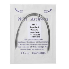Dental Orthodontic Arch Wire Niti Super Elastic Round Rectangular Ovoid Natural