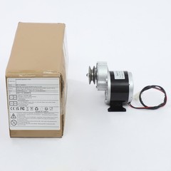 Brushed Motor Gear Reduction Electric Motor Gear Motor w/ Belt Pulley 24VDC 250W