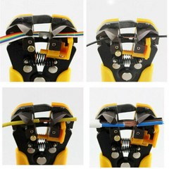 Ratcheting Crimping Tool Kit Cord End Terminals Wire Crimper Pliers w/ 8 Dies US