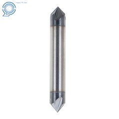 2Pc Double End 3/8″ 4 Flute 90 Degree 2-1/2″ Overall Length Carbide Chamfer Mill