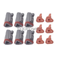 US Deutsch DT Connector Plug Kit 1750PCS With Crimp Tool Automotive #DT-KIT3-TR