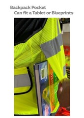 Super Duty Mesh High Visibility Safety Vest, ANSI/ ISEA 107-2020 Class 3, Type R