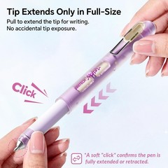 Morph Extendable Pens: 0.7mm Medium Point Black Ink Pocket-to-Full-Size Desig…