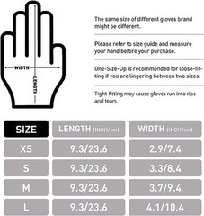 Black/Pink Vinyl Disposable Gloves, Latex Free, Food Safe, Medium, 50 Count