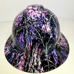 Hard Hat custom hydro dipped , FULL BRIM COUNTRY GIRL CAMO NEW CUSTOM HARD HAT