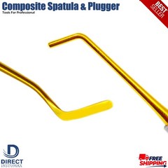 Titanium Gold Dental Filling Kit – 4-Pc Spatula & Plugger Set – Precision Tips