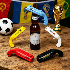 Cap Gun Beer Bottle Opener Beverage Drinking CapGun for Football Match Design