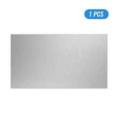 Uxney 2mm Stainless Steel Sheet 4×8 Inch, 430 4″ x 8″-14 Gauge(2mm), Silver