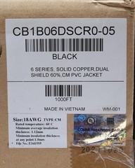 Perfect Vision CB1B06DSCR0-05 RG6 Coaxial Cable, 444ft