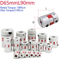 D65mm L90mm Broe 10/11/12-38MM CNC Flexible Plum Coupling Shaft Coupler Connect