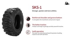 Set 4 12×16.5 Heavy Duty 12-16.5 12Ply Skid Steer Tires 12 16.5 for Bobcat
