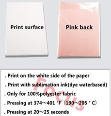 100 sheets A4 Sublimation Paper 8.5×11 for Inkjet Printer Epson Canon Heat Trans