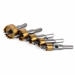 5PCS Hole Saw Tooth Kit HSS Steel Drill Bit Set Cutter Tool For Metal Wood Alloy